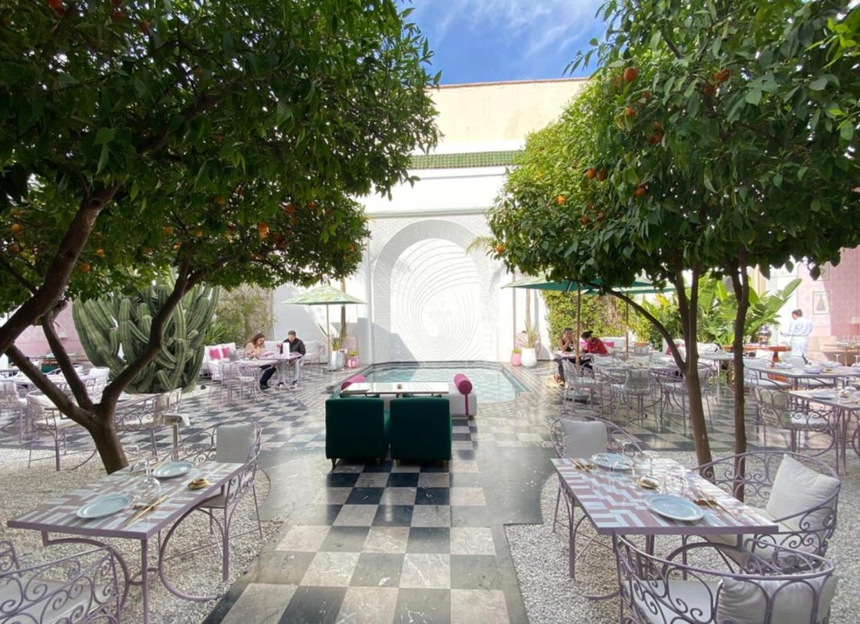 Appartement de prestige climatisé à l'hivernage 400m de la Gare Marrakesh Exterior foto