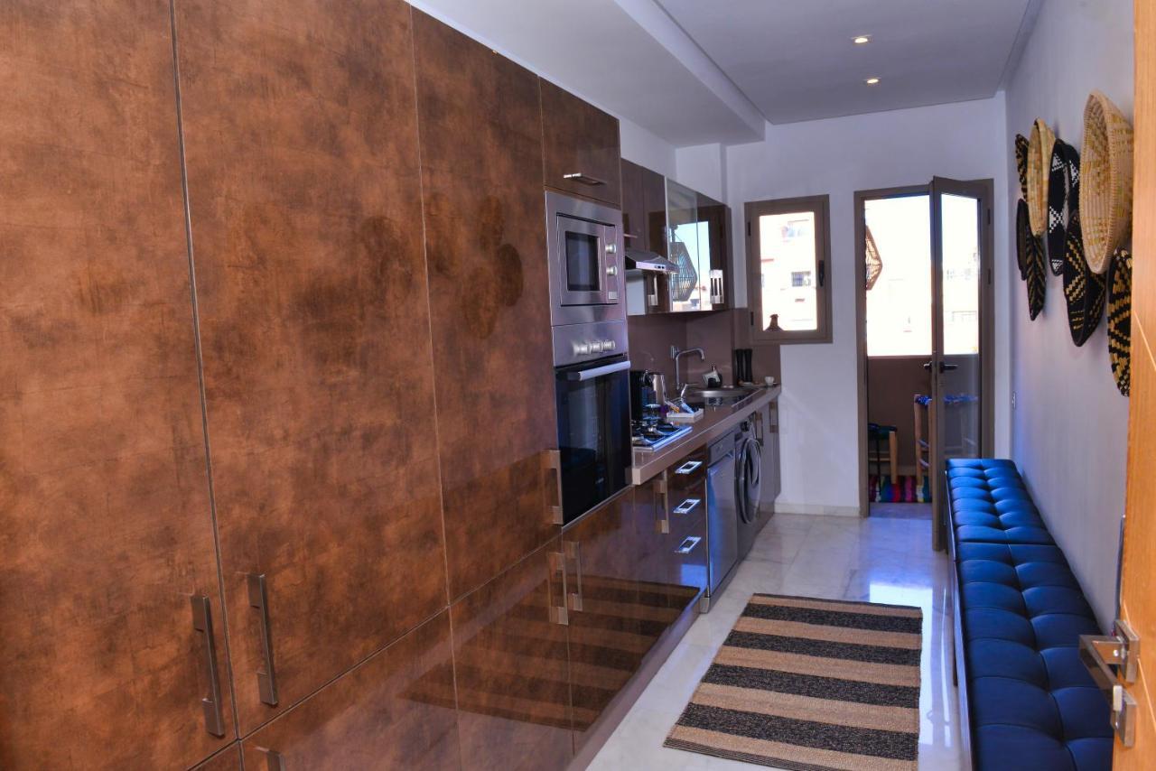 Appartement de prestige climatisé à l'hivernage 400m de la Gare Marrakesh Exterior foto